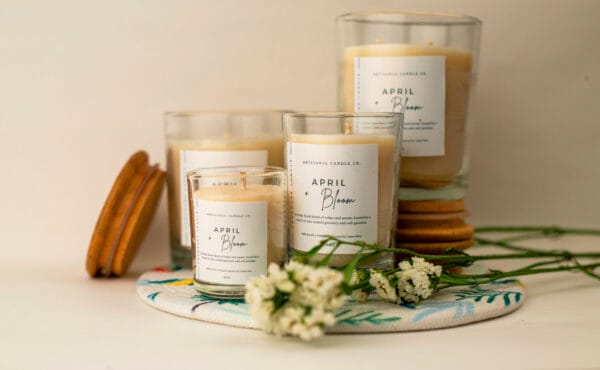 April Bloom Jasmine Scented Candle - Image 6