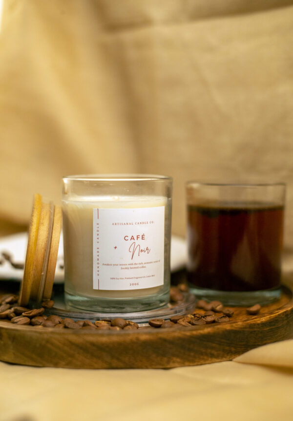 Cafe Noir: Coffee Scented Candle – A Rich, Aromatic Escape