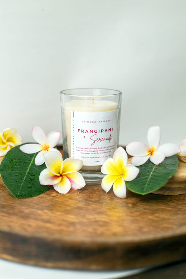 Frangipani Bliss Scented Candle - Image 3