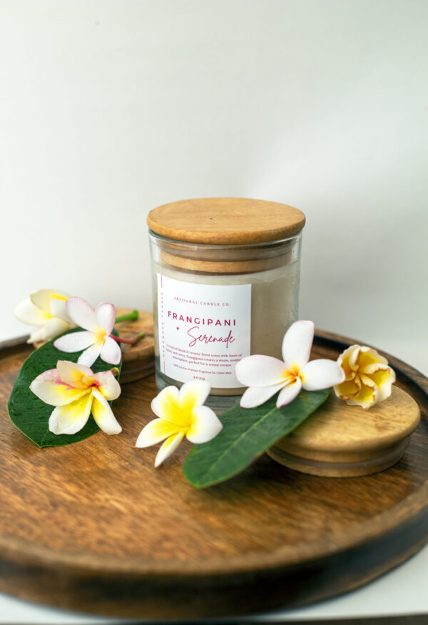 Frangipani Bliss Scented Candle - Image 5