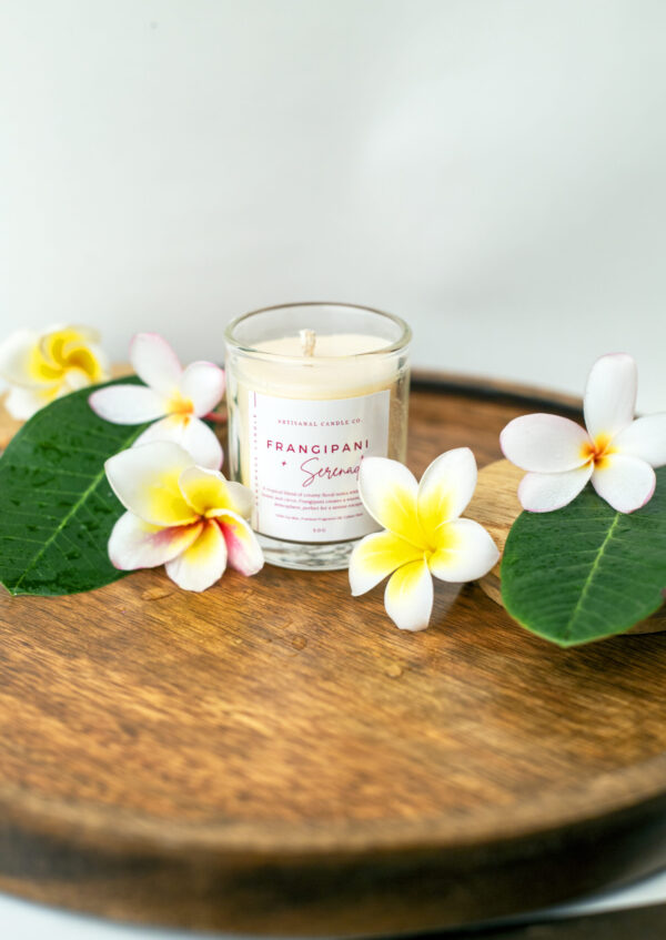 Frangipani Bliss Scented Candle - Image 2