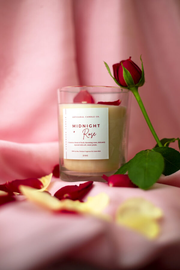 Midnight Rose Bliss- Luxury Scented Candle